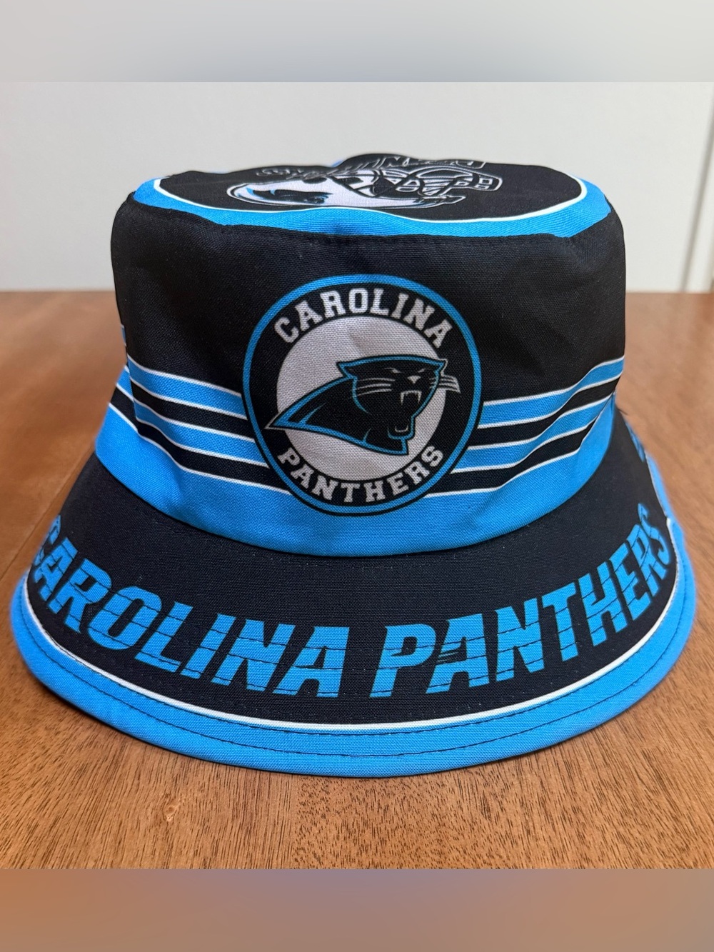 Carolina Panthers - Men’s Bucket Hat | Black, Blue & White | One Size Fits All